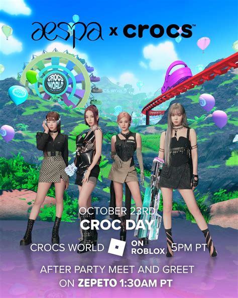 aespa x crocs - aespa will be performing in Crocs World on Roblox ...