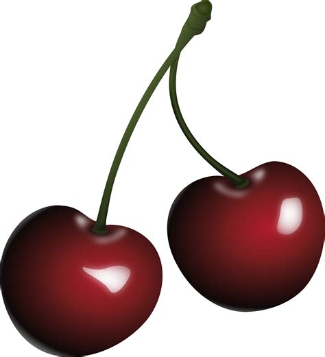 Clipart - cherries, vyÅ¡nios, food