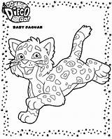 Kids N Fun  Kleurplaat Diego Go Baby jaguar sketch template