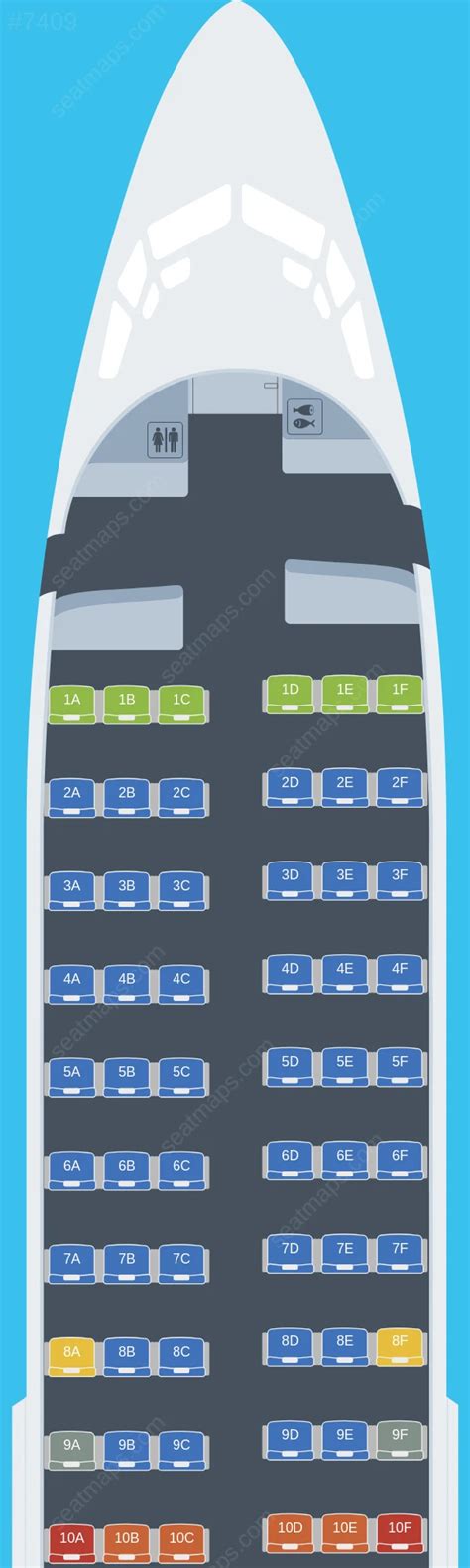 BoA - Boliviana de Aviación Boeing 737 Seat Map - Updated 2024. Find ...