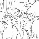 Over The Hedge Coloring Pages Rj sketch template
