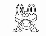 Froakie Coloring Page At GetColoringscom  Free Printable Colorings sketch template