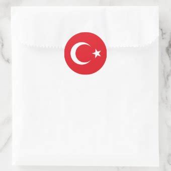 Turkey Flag Sticker | Zazzle