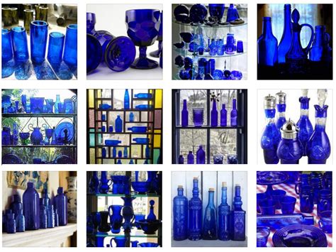 Cobalt Blue Glass Inspiration - Interiors By Color