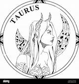 Zodiac Signs Coloring Pages For Kids sketch template