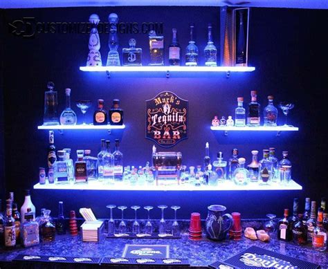 Use our led back bar shelves in your restaurant, bar or lounge to boost the visibility of your ...