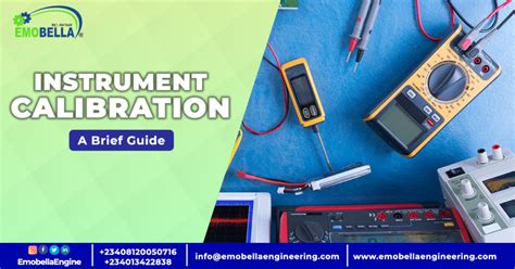 Instrument Calibration – A Brief Guide - Emobella Engineering