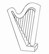 Harp Coloring Pages  Best For Kids sketch template