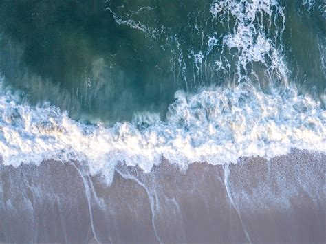 Premium Photo | Aerial view of sea and beach