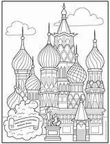 Saint Basils Cathedral 1 Coloring Page  Free Printable Pages sketch template
