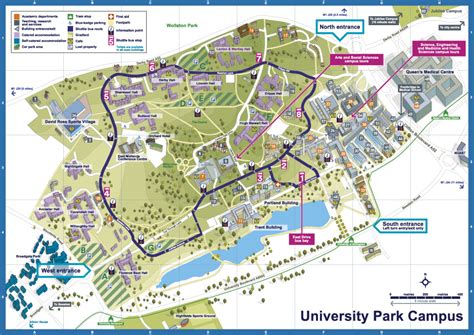 Map illustration of Nottingham University | Richard Bowring