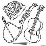 Musical Instruments Coloring Page 57294 45330 sketch template