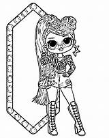 LOL OMG Miss Independent Coloring Page  Free Printable Pages sketch template