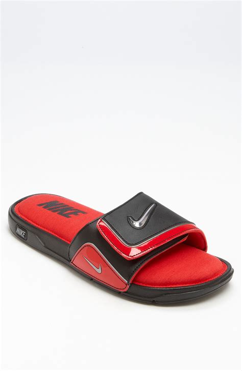 Nike Comfort Slide 2 Slide in Black for Men (red/ grey/ black) | Lyst