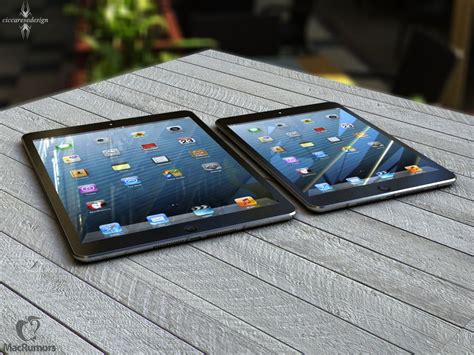 Size Comparison of iPad 4, iPad Mini, iPhone 5 and Upcoming iPad 5 ...