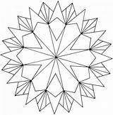 Easy Geometric Coloring Pages Printable sketch template