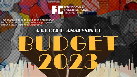 A Pocket-Analysis of BUDGET 2023