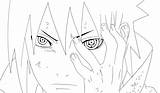 Sasuke coloring Pages  ColoringLib sketch template