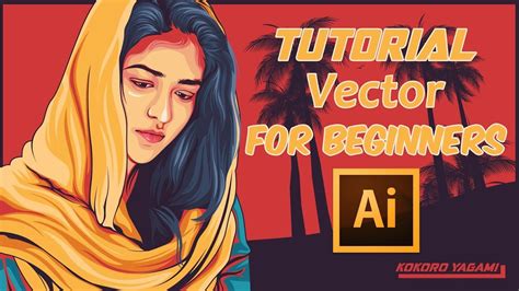 Tutorial vector portrait using Adobe Illustrator Illustrator Tutorials ...