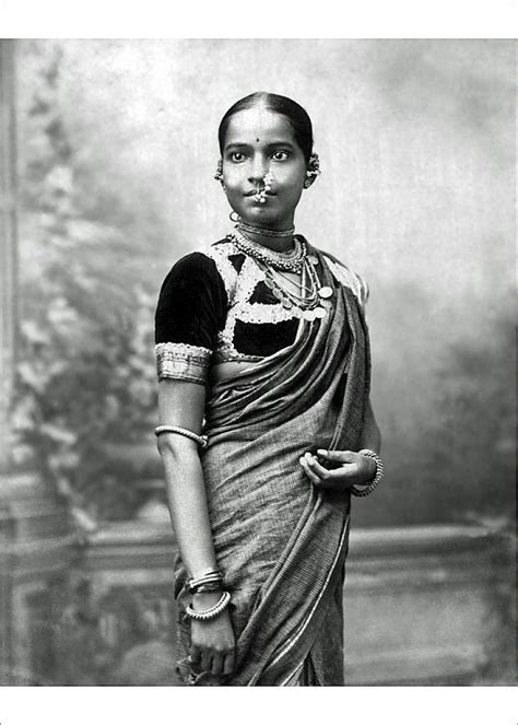 Print of High Caste Brahmin woman, India | Indian women, Brahmin, Vintage india