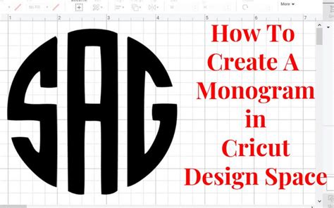 How To Make A Monogram In Cricut Design Space - Tastefully Frugal