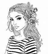 Coloring Pages Printable People sketch template