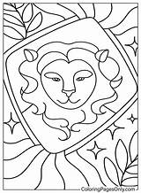 20  Leo Zodiac Sign Coloring Pages Free Printable PDF JPG PNG sketch template