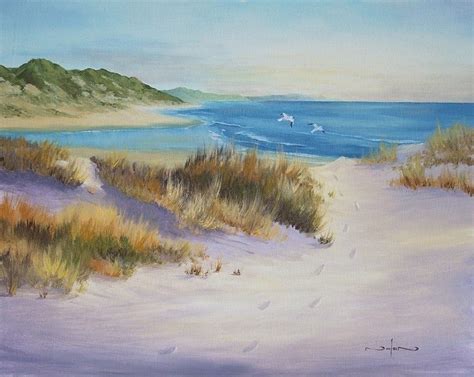 How to Paint Sand Dunes on The Beach in Oil — Art by Nolan | Beach painting, Art painting, Painting