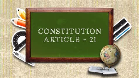 Constitutional Law: Article 21 of Indian Constitution (Right to life in ...