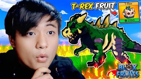 Blox Fruits - T-REX FRUIT (PERMANENT) SHOWCASE - YouTube