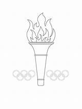 Torch coloring pages sketch template