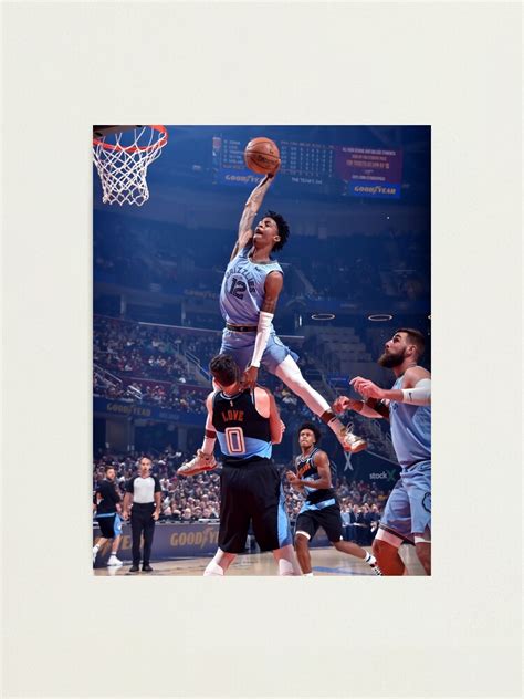 "Ja Morant 12 " The JA " Posterized Dunk on Kevin Love" Photographic Print by RobertKingART ...