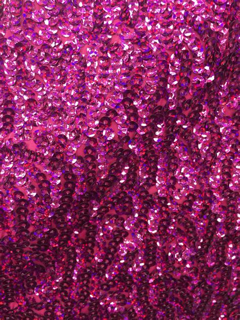 5mm sequinse on spandex | Red peppercorn, 5mm, Red