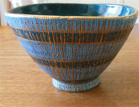 Italian Artisan Bowl Pottery Handmade Ceramic Vintage Made in