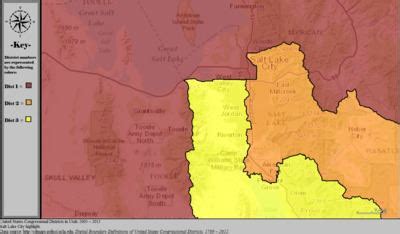 Utah Congressional Districts Map