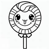 Lollipop Kolorowanki Pirulito Lizaki Druku Bestcoloringpagesforkids  sketch template