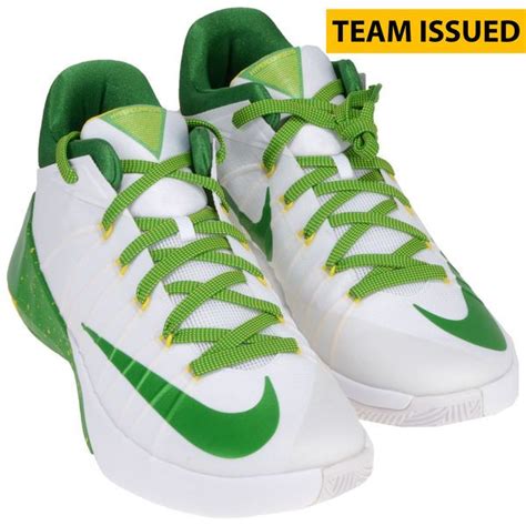 Oregon Ducks Fanatics Authentic Team-Issued White and Green Nike Hyperdunk Basketball Shoes ...