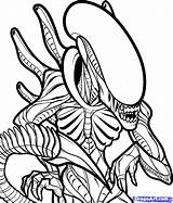 Alien Movie Coloring Page sketch template