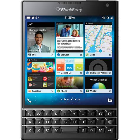 BlackBerry Passport 32GB Smartphone PASSPORT-BLACK B&H Photo