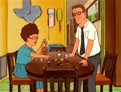 Peggy uses a Boggle timer when her and Hank take shots of tequila. : r/KingOfTheHill