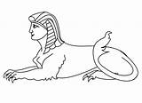 Free Sphinx To Color Coloring Page  Printable Pages For Kids sketch template