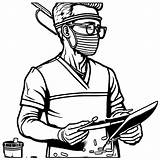Surgery For People You See Coloring Sheet Kids Sketch Page sketch template