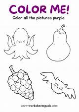 Purple Coloring Pages sketch template
