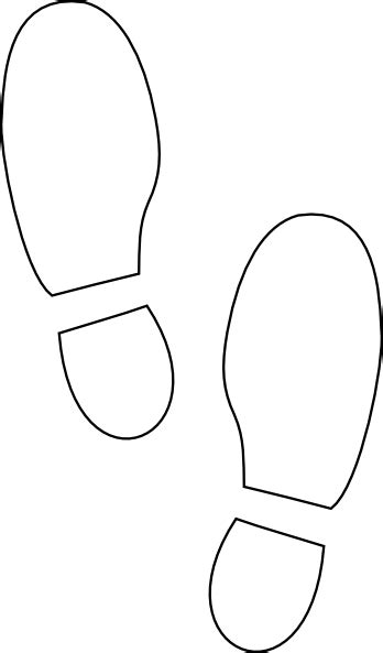 Stencil Shoeprints - ClipArt Best