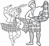 Scottish Coloring Pages Sketch Page sketch template