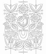 Scandinavian Folk Art Coloring Pages sketch template