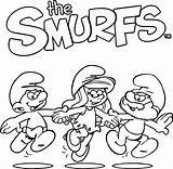 Printable Smurf Coloring Pages  Free Templates sketch template