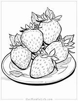 40 Delicious Strawberry Coloring Pages Free Printable  Our Mindful Life sketch template