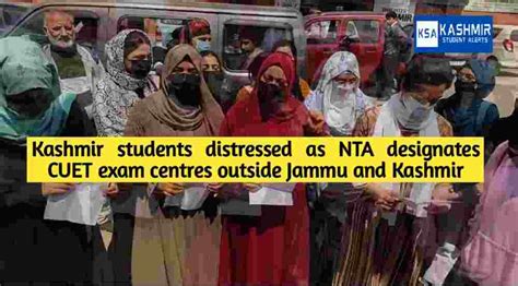 Kashmir students distressed as NTA designates CUET exam centres outside ...