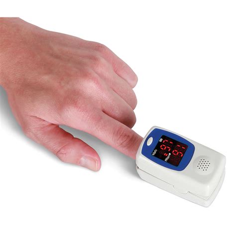 The Talking Fingertip Heart Rate Monitor - Hammacher Schlemmer